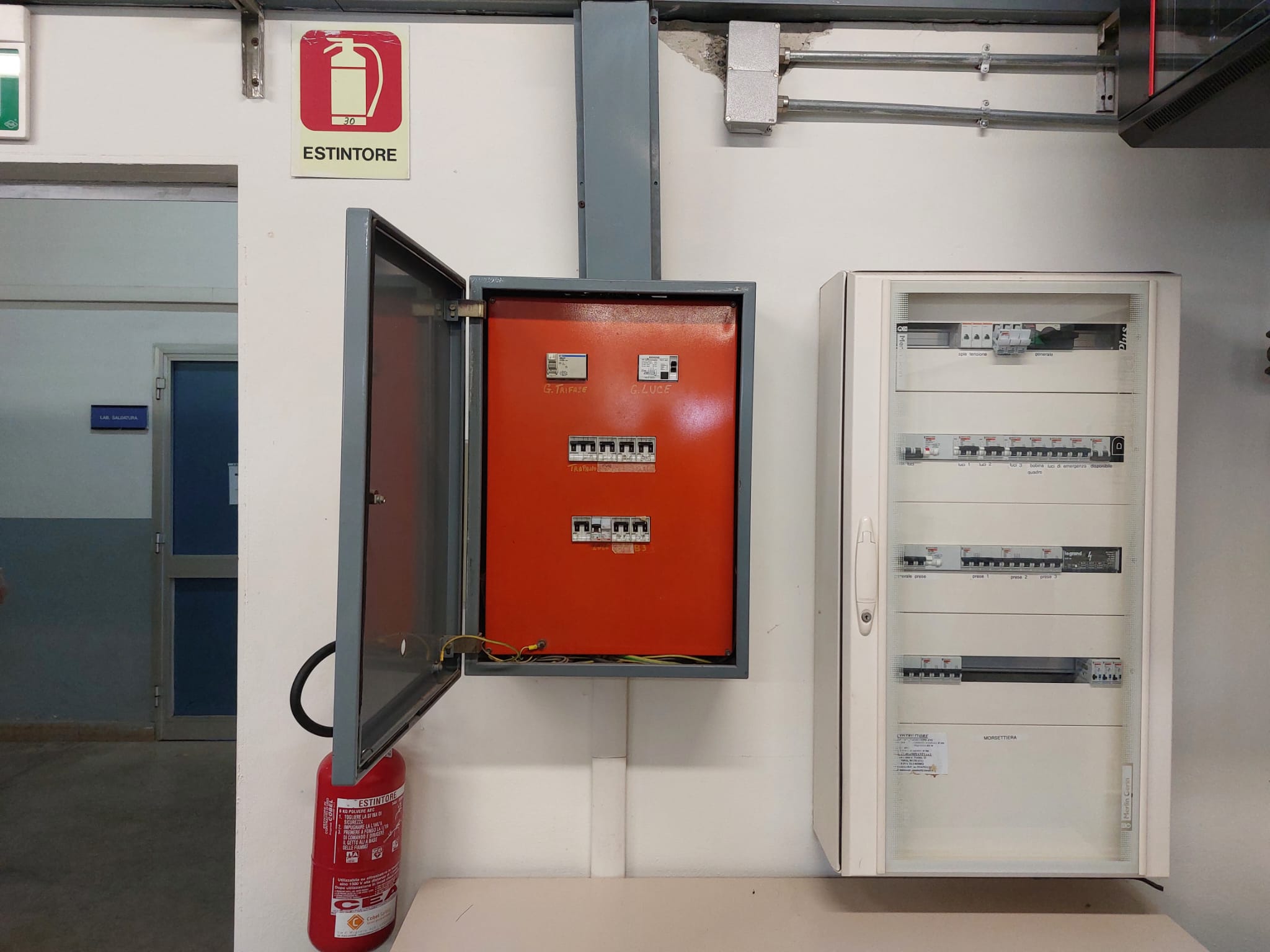 Quadro elettrico vecchio